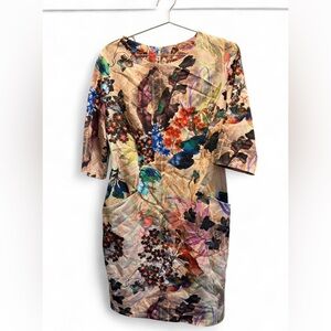 Sara Vibrant Floral Midi Dress